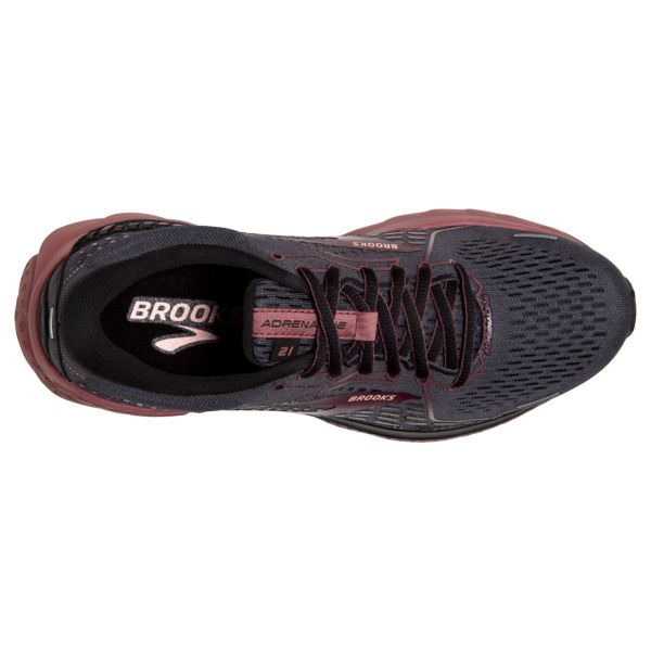 Brooks Adrenaline GTS 21 Women's Road Running Shoes Black / Brown | USA-265810