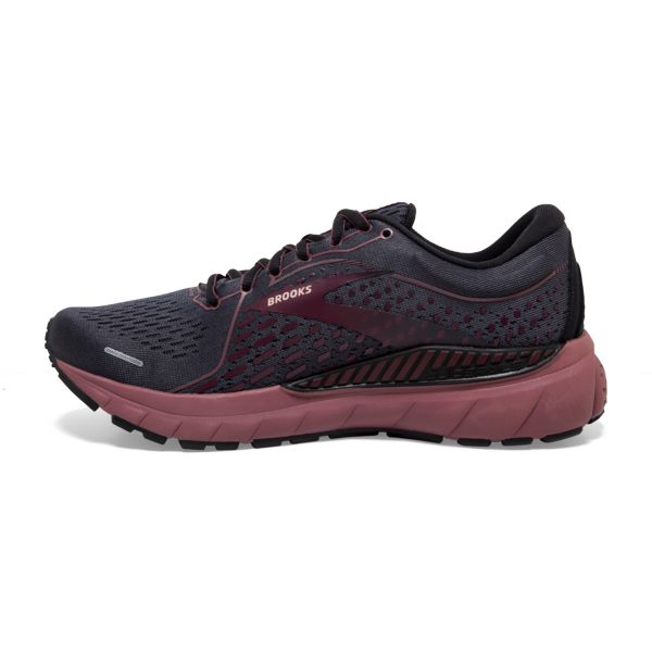 Brooks Adrenaline GTS 21 Women's Road Running Shoes Black / Brown | USA-265810