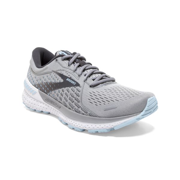 Brooks Adrenaline GTS 21 Women's Road Running Shoes Grey / Blue | USA-274895