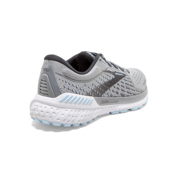 Brooks Adrenaline GTS 21 Women's Road Running Shoes Grey / Blue | USA-274895