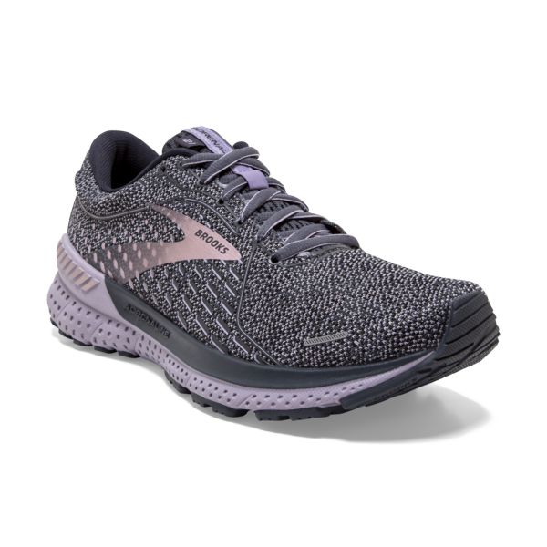 Brooks Adrenaline GTS 21 Women's Road Running Shoes Grey / Purple | USA-31658