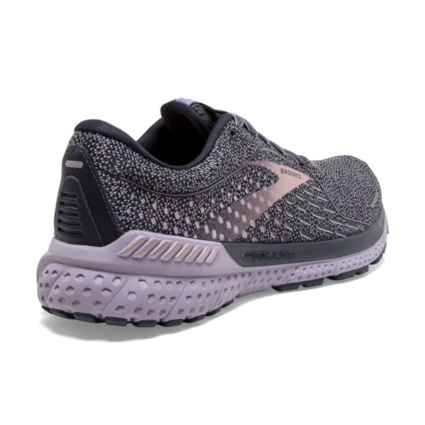 Brooks Adrenaline GTS 21 Women's Road Running Shoes Grey / Purple | USA-31658