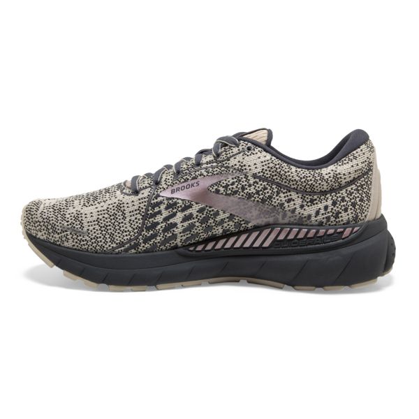 Brooks Adrenaline GTS 21 Women's Road Running Shoes Grey / Beige / Rose | USA-463195