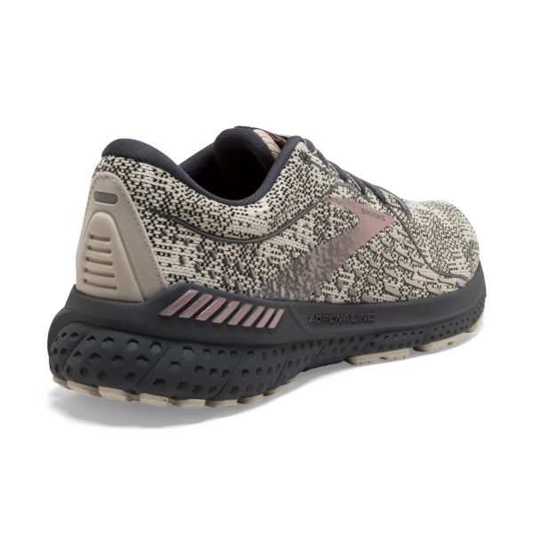 Brooks Adrenaline GTS 21 Women's Road Running Shoes Grey / Beige / Rose | USA-463195