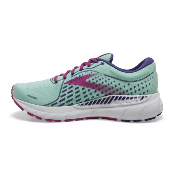 Brooks Adrenaline GTS 21 Women's Road Running Shoes Navy / Blue / Fuchsia | USA-46875