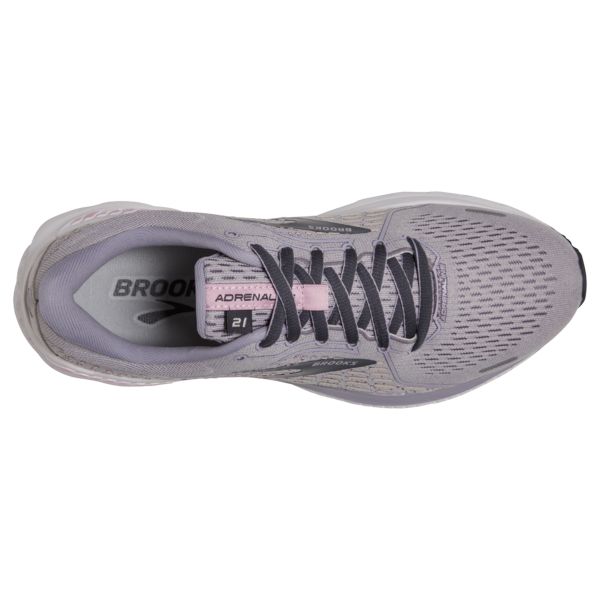 Brooks Adrenaline GTS 21 Women's Road Running Shoes Grey / Purple | USA-963710