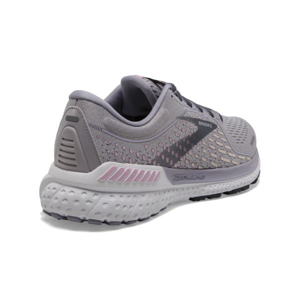 Brooks Adrenaline GTS 21 Women's Road Running Shoes Grey / Purple | USA-963710