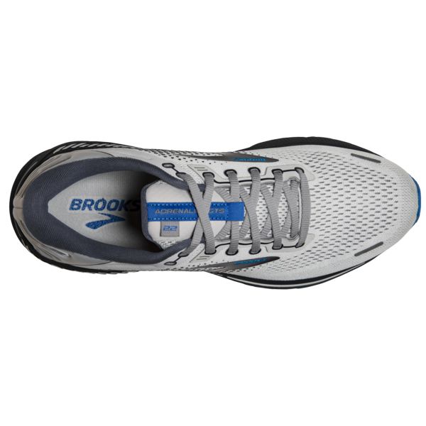 Brooks Adrenaline GTS 22 Men's Road Running Shoes Grey / Blue / Black | USA-182304