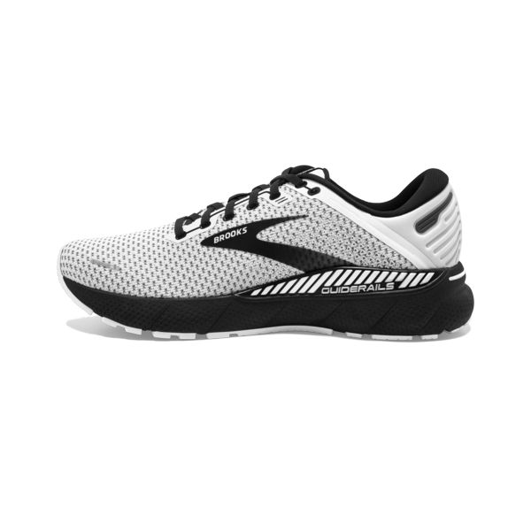 Brooks Adrenaline GTS 22 Men's Road Running Shoes White / Grey / Black | USA-197384