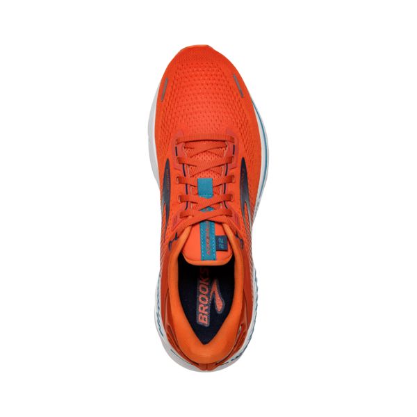 Brooks Adrenaline GTS 22 Men's Road Running Shoes Orange / Blue / White | USA-432051