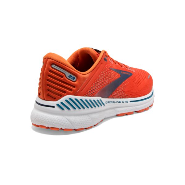 Brooks Adrenaline GTS 22 Men's Road Running Shoes Orange / Blue / White | USA-432051