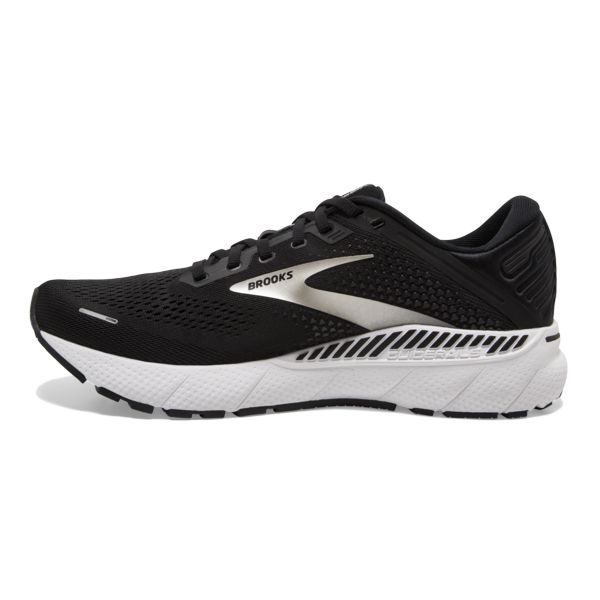 Brooks Adrenaline GTS 22 Men's Road Running Shoes Black / Silver / White | USA-451890