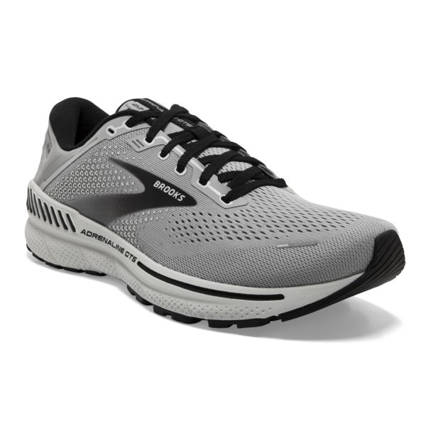 Brooks Adrenaline GTS 22 Men's Road Running Shoes Grey / Black | USA-729385