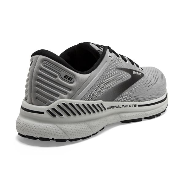 Brooks Adrenaline GTS 22 Men's Road Running Shoes Grey / Black | USA-729385