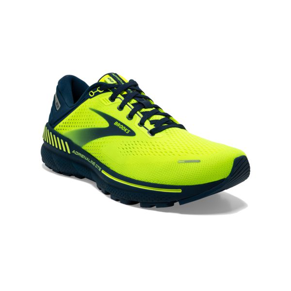 Brooks Adrenaline GTS 22 Men's Road Running Shoes Yellow / Navy | USA-829037