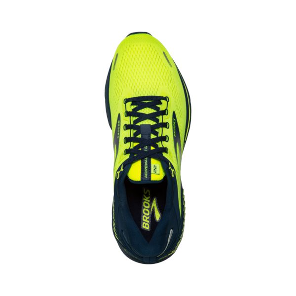 Brooks Adrenaline GTS 22 Men's Road Running Shoes Yellow / Navy | USA-829037