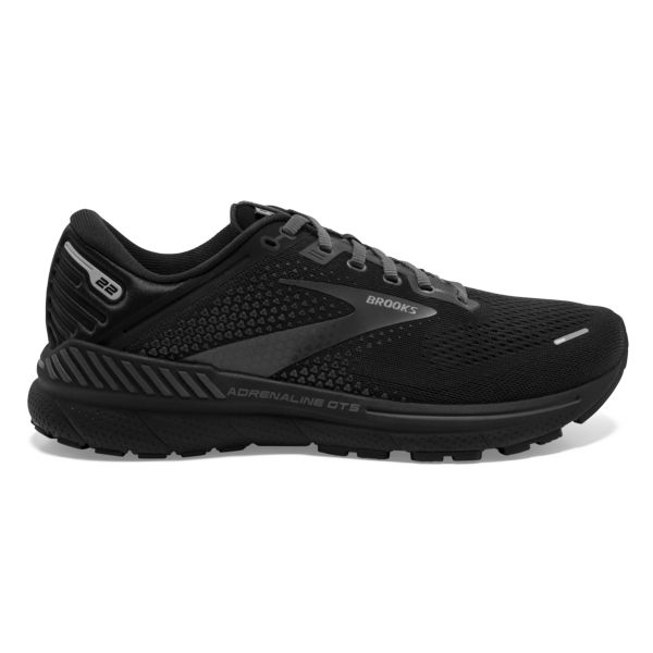 Brooks Adrenaline GTS 22 Men\'s Road Running Shoes Black / Grey | USA-97564