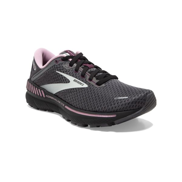 Brooks Adrenaline GTS 22 Women's Road Running Shoes Grey / Pink / White | USA-179648