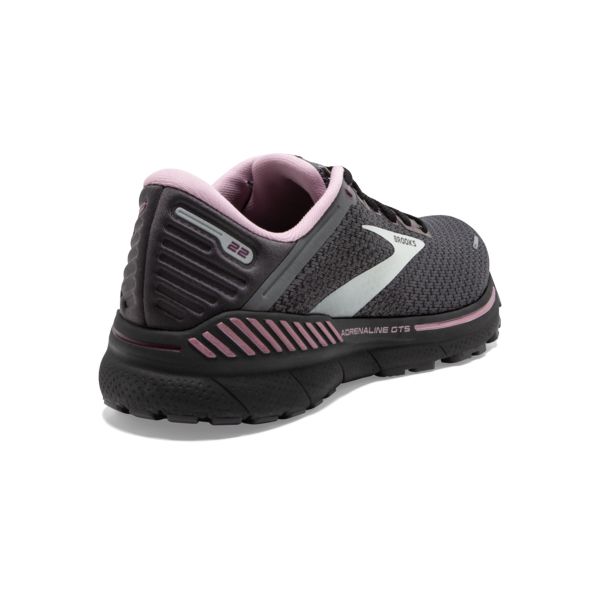 Brooks Adrenaline GTS 22 Women's Road Running Shoes Grey / Pink / White | USA-179648