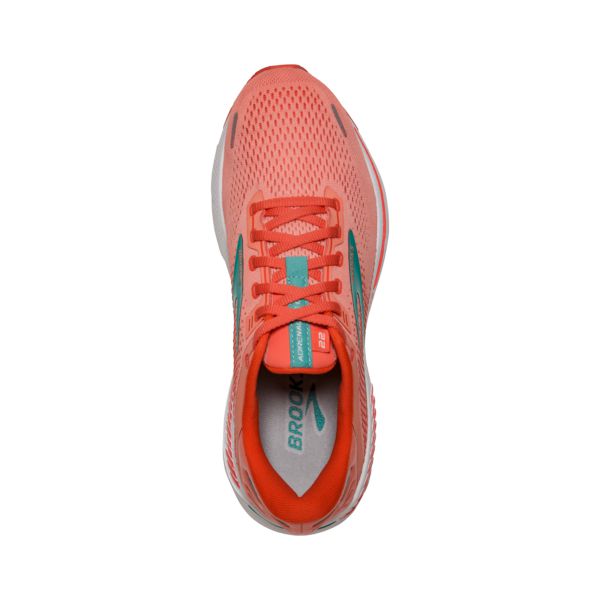 Brooks Adrenaline GTS 22 Women's Road Running Shoes Orange / Green / White | USA-341509