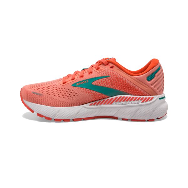 Brooks Adrenaline GTS 22 Women's Road Running Shoes Orange / Green / White | USA-341509