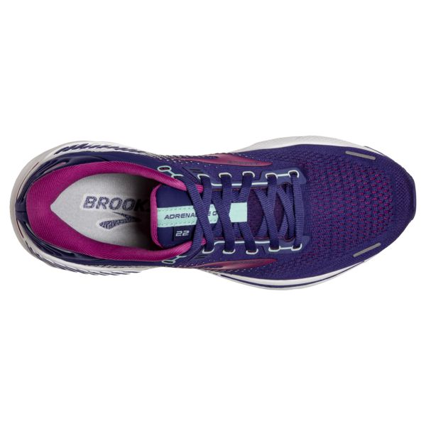 Brooks Adrenaline GTS 22 Women's Road Running Shoes Navy / Pink / White | USA-391862