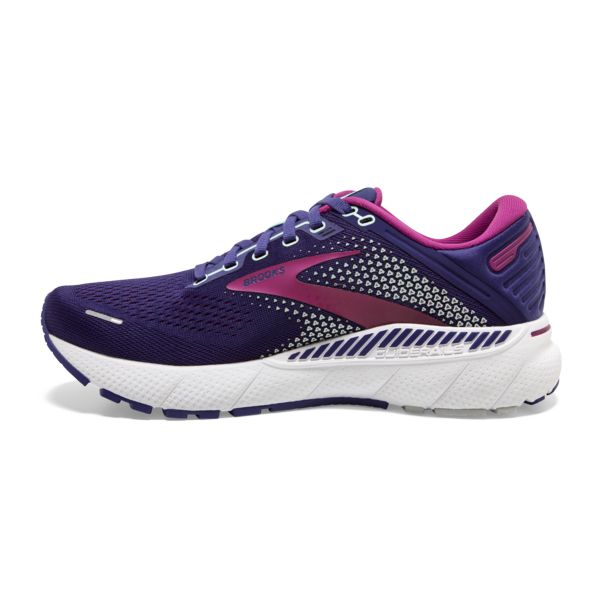 Brooks Adrenaline GTS 22 Women's Road Running Shoes Navy / Pink / White | USA-391862