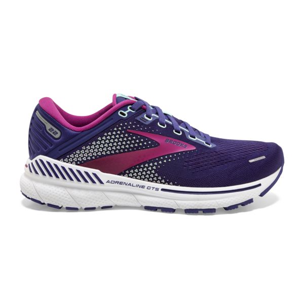 Brooks Adrenaline GTS 22 Women\'s Road Running Shoes Navy / Pink / White | USA-391862