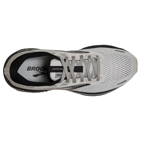 Brooks Adrenaline GTS 22 Women's Road Running Shoes Grey / Rose / Black | USA-467013