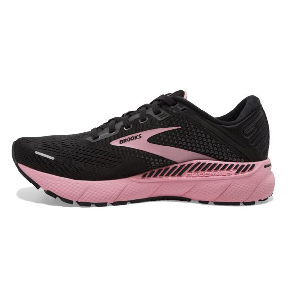 Brooks Adrenaline GTS 22 Women's Road Running Shoes Black / Coral | USA-617435