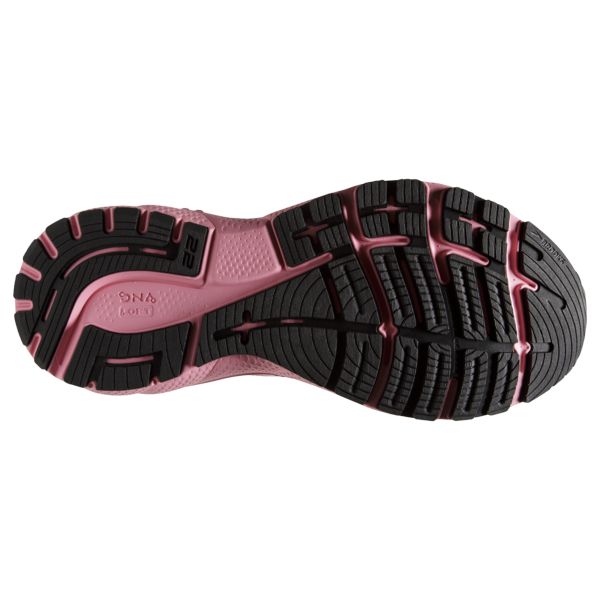 Brooks Adrenaline GTS 22 Women's Road Running Shoes Black / Coral | USA-617435