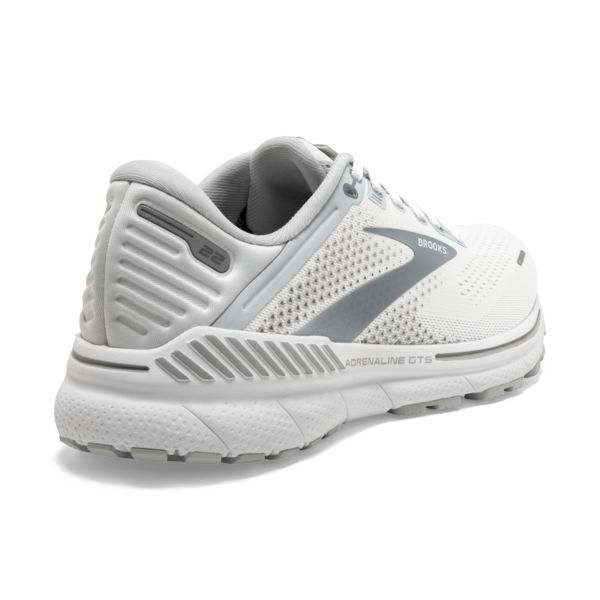 Brooks Adrenaline GTS 22 Women's Road Running Shoes White / Grey | USA-863419