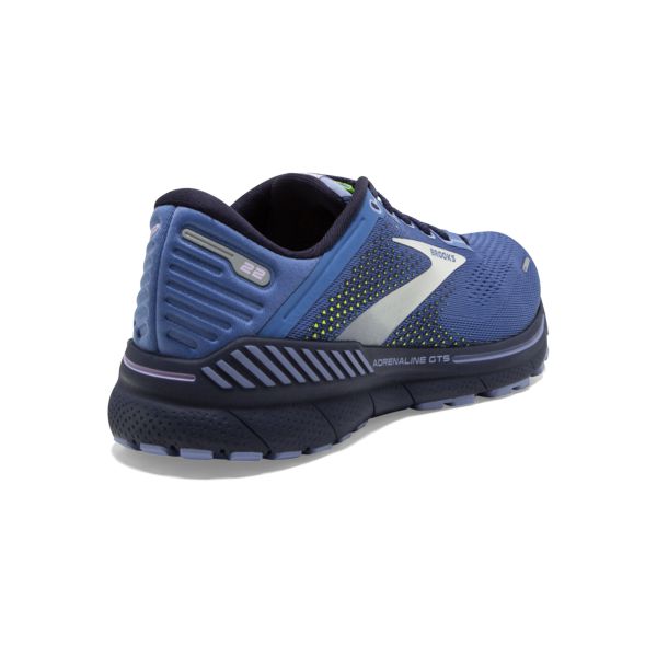 Brooks Adrenaline GTS 22 Women's Road Running Shoes Blue / Purple / Yellow | USA-901638