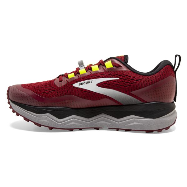 Brooks Caldera 5 Men's Trail Running Shoes Red / Black / Yellow | USA-972650