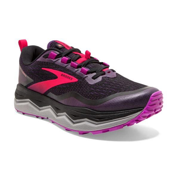 Brooks Caldera 5 Women's Trail Running Shoes Black / Purple / Red | USA-369241