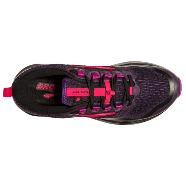 Brooks Caldera 5 Women's Trail Running Shoes Black / Purple / Red | USA-369241