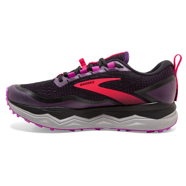 Brooks Caldera 5 Women's Trail Running Shoes Black / Purple / Red | USA-369241