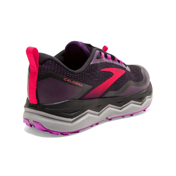 Brooks Caldera 5 Women's Trail Running Shoes Black / Purple / Red | USA-369241