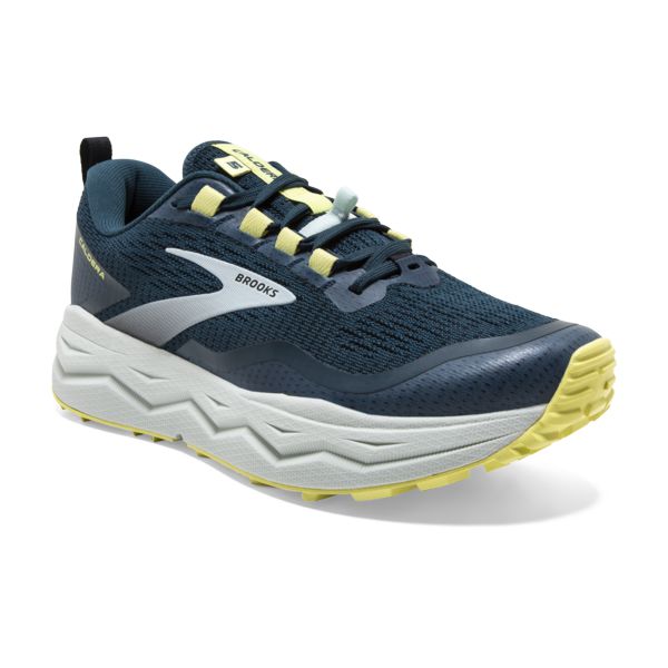 Brooks Caldera 5 Women's Trail Running Shoes Blue / Grey / Yellow | USA-658713