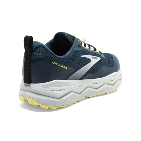 Brooks Caldera 5 Women's Trail Running Shoes Blue / Grey / Yellow | USA-658713