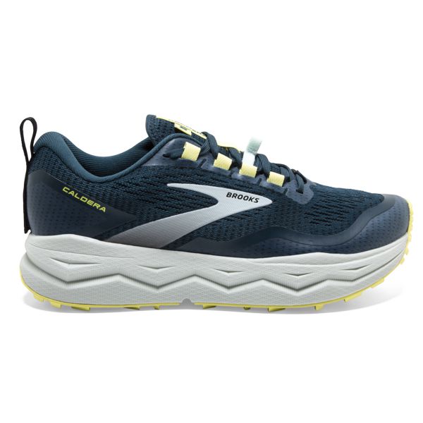 Brooks Caldera 5 Women\'s Trail Running Shoes Blue / Grey / Yellow | USA-658713