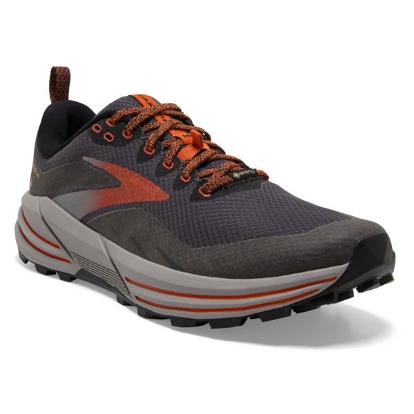 Brooks Cascadia 16 GTX Men's Trail Running Shoes Brown / Orange | USA-48537