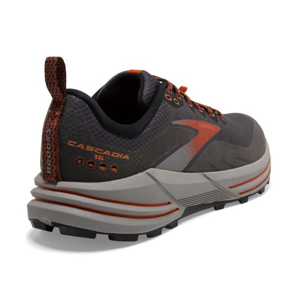 Brooks Cascadia 16 GTX Men's Trail Running Shoes Brown / Orange | USA-48537