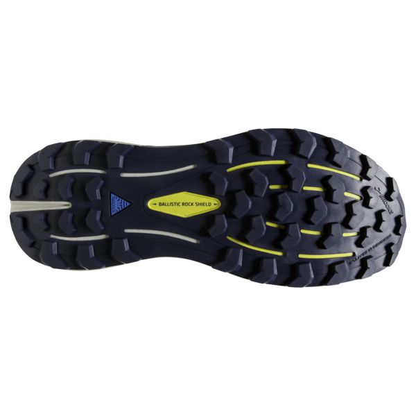 Brooks Cascadia 16 Men's Trail Running Shoes Blue / Black / Yellow | USA-463780