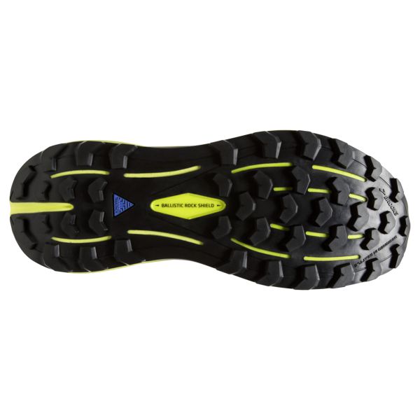 Brooks Cascadia 16 Men's Trail Running Shoes Black / Yellow | USA-47168