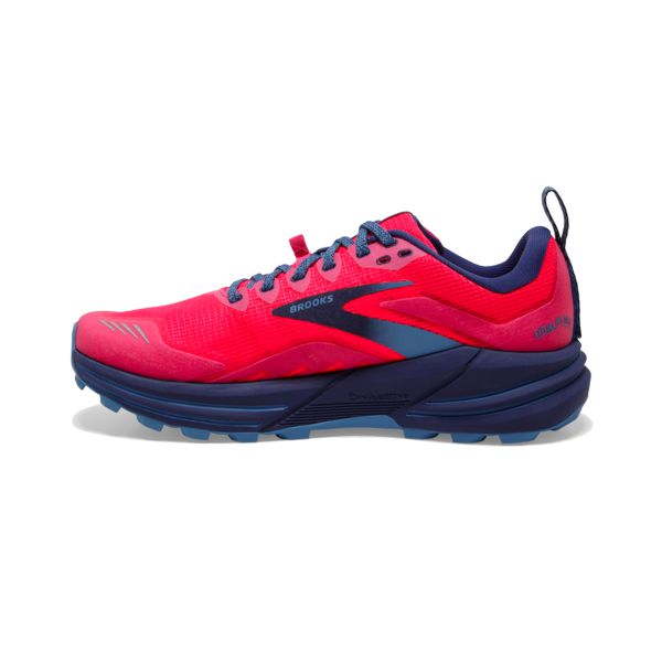 Brooks Cascadia 16 Women's Trail Running Shoes Red / Pink / Blue | USA-487256