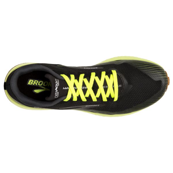 Brooks Catamount Men's Trail Running Shoes Black / Yellow / Brown | USA-614582