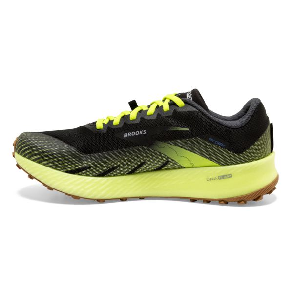 Brooks Catamount Men's Trail Running Shoes Black / Yellow / Brown | USA-614582