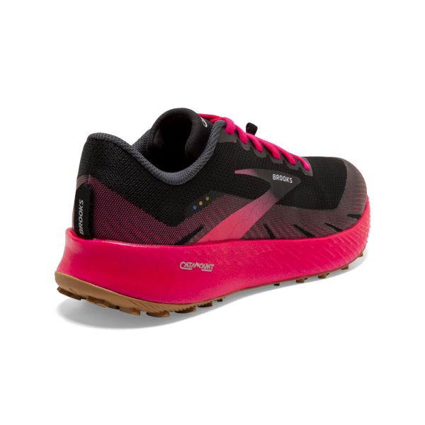 Brooks Catamount Women's Trail Running Shoes Black / Pink | USA-65894