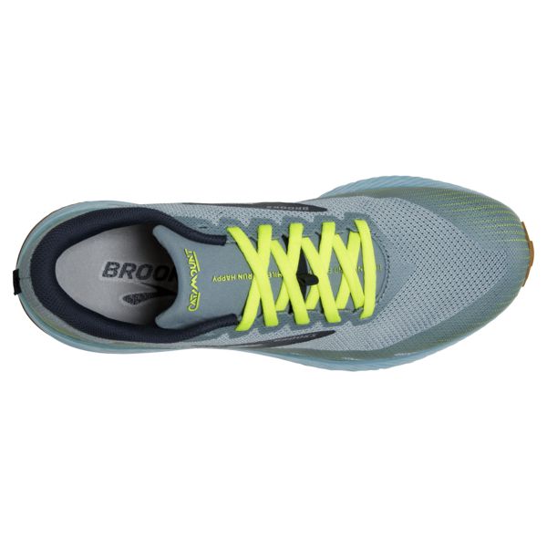 Brooks Catamount Women's Trail Running Shoes Blue / Yellow / Green | USA-819743